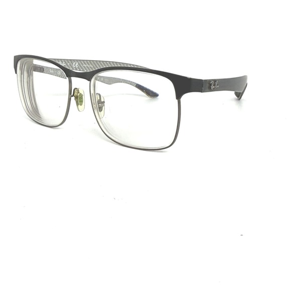 Ray Ban RB8416 2916 Carbon Fiber Rectangular Eyeglasses Men 55 17 145 21163